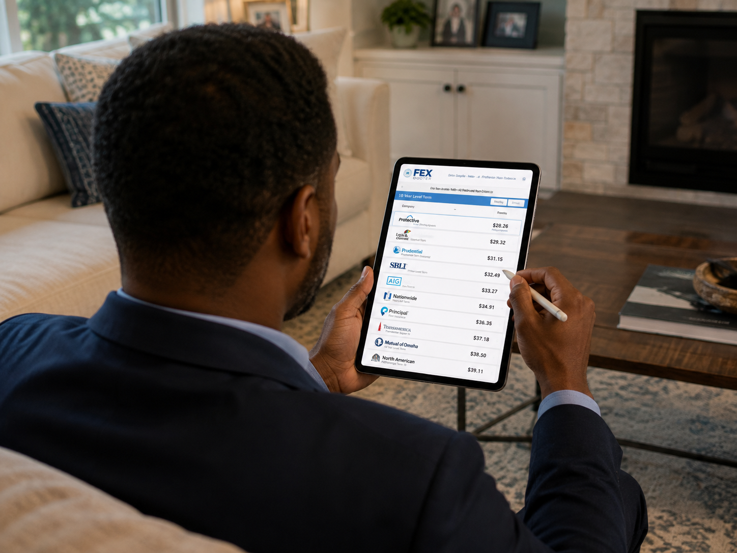 A MAK Life Group agent reviewing policy options with a client